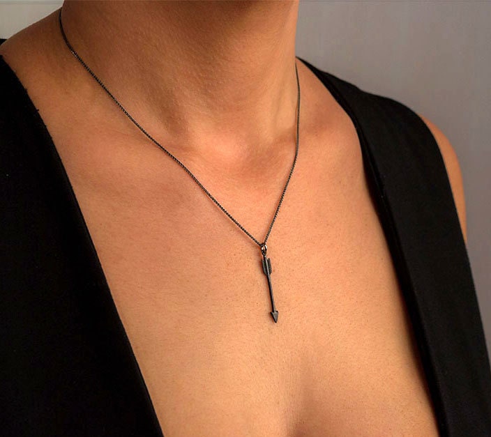 Pendentif Flèche En Argent Massif 925 - 20x4 Mm, Poinçonné Et Garanti, Neuf Avec étiquettes