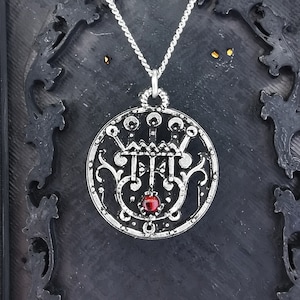 Gremory Seal Pendant with Custom Gemstone