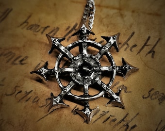 Chaos Star Pendant with Custom Gemstone