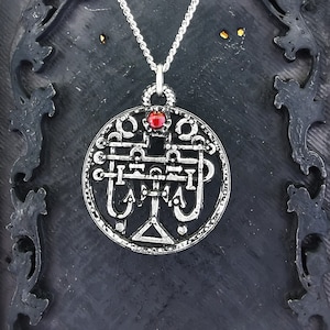 Andras Seal Pendant with Custom Gemstone