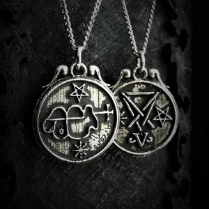Double-Sided Clauneck and Lucifer Seal Pendant