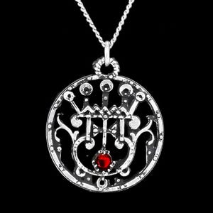 Gremory Seal Pendant with Custom Gemstone