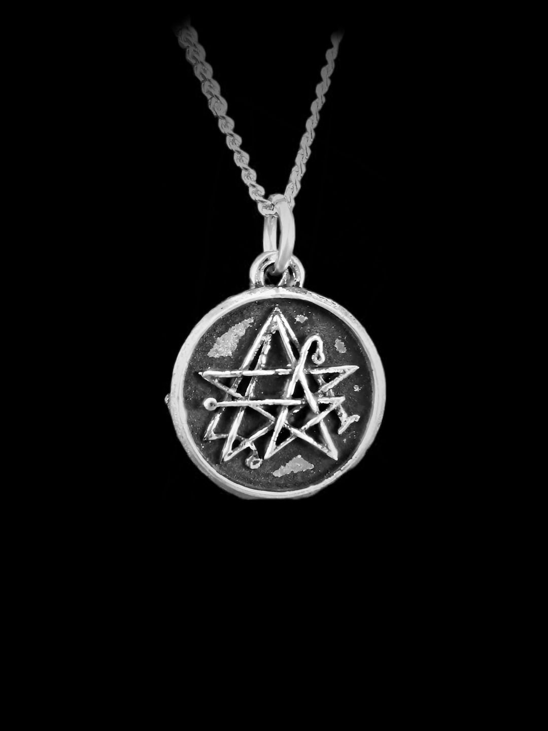 Small Sigil of Necronomicon Pendant, Also Known as the Sigil of