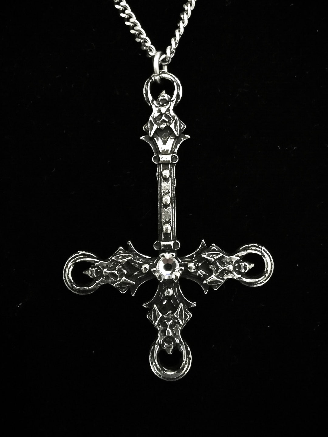 Alchemy Gothic Illuminati Cross Pendant w/Necklace : Alchemy