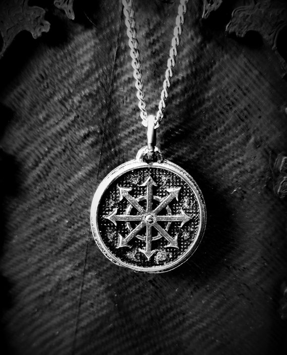 Handmade Chaos Star Pendant With Antique Finish - Etsy