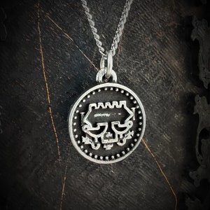 Small Seal of Belial Pendant with Antique Finish
