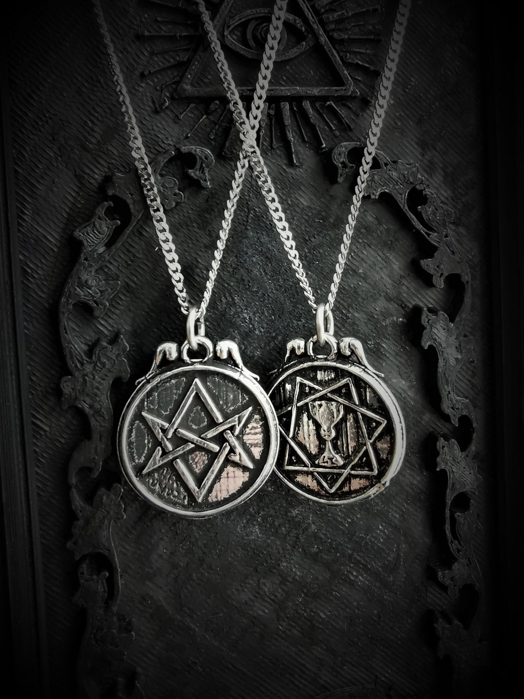 Amazon.com: CENWA Unicursal Hexagram Symbol Necklace