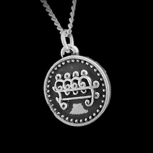 Small Seal of Paimon Pendant with Antique Finish