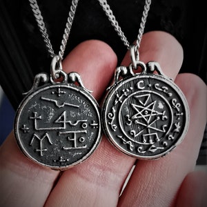 Double-Sided Lilith and Samael Seal Pendant