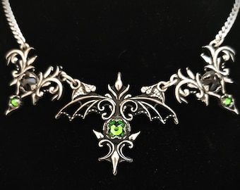 Elven Choker Necklace with Swarovski Crystals