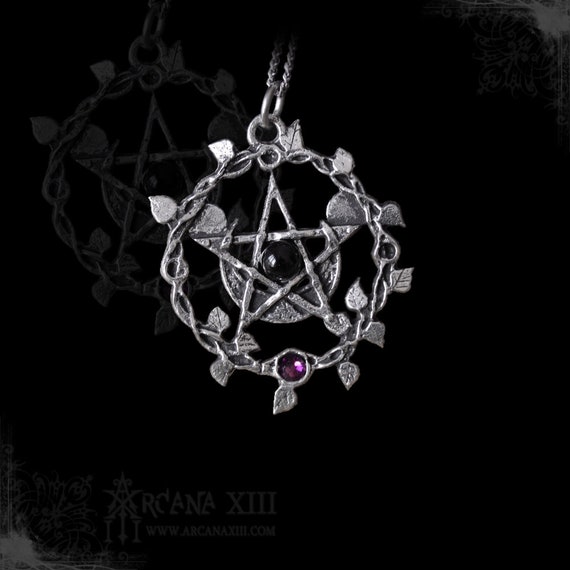 diamond pentagram necklace