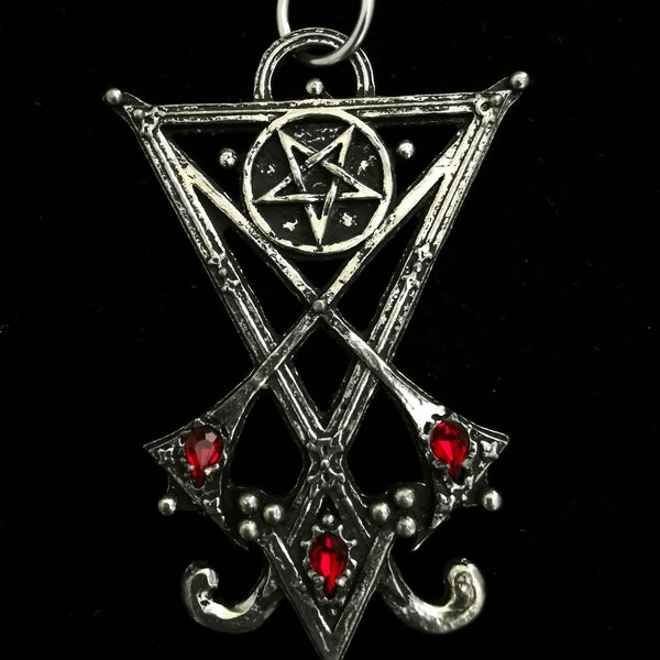Sigil of Lucifer avec pentagramme inversé