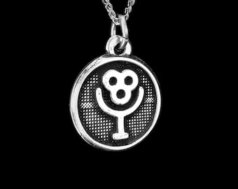 Small Seal of Dionysus Pendant with Antique Finish
