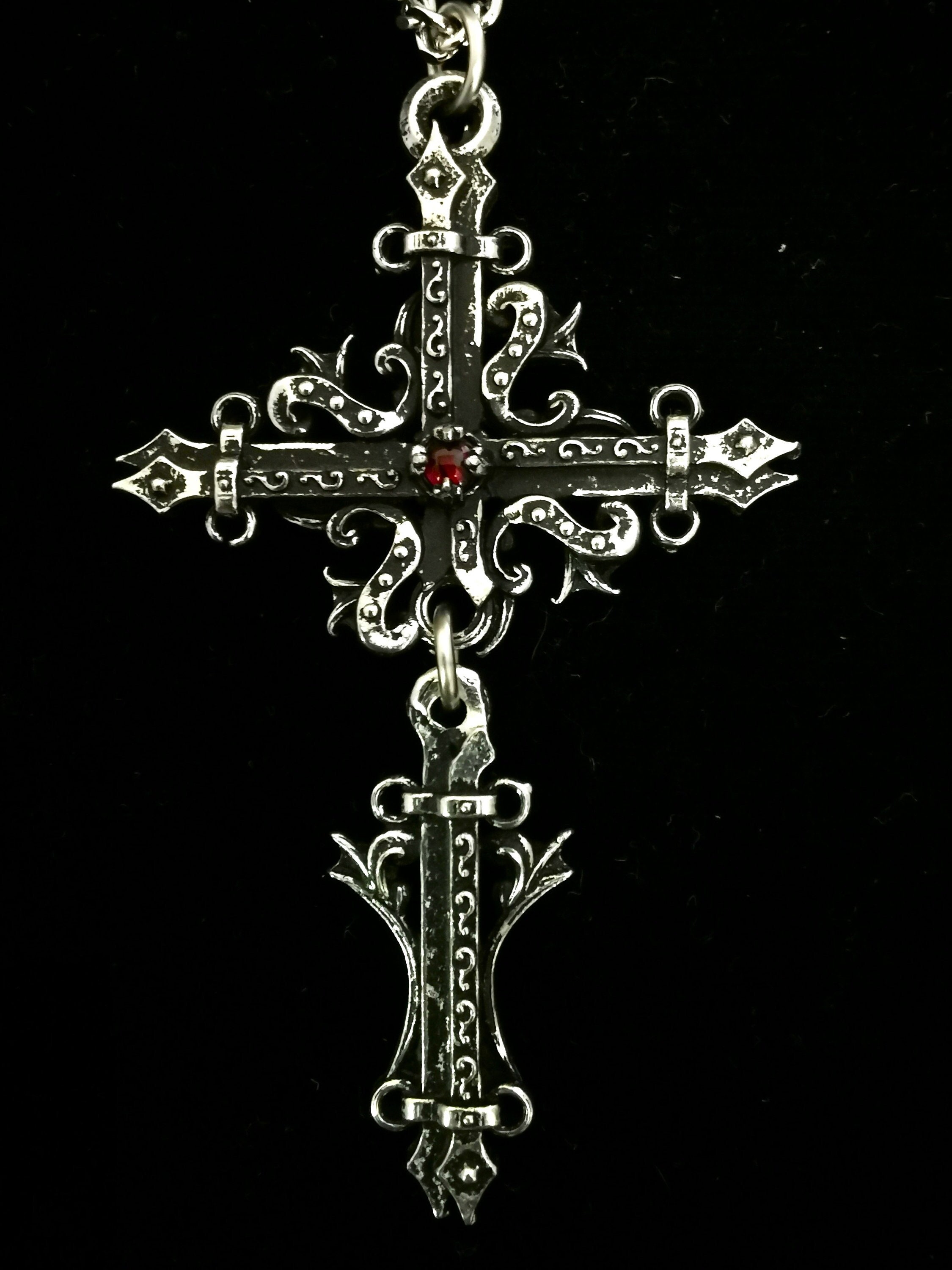 Alchemy Gothic 'Proto X-Ray Cross' Pendant