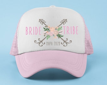 Bride Tribe Trucker Hat - Custom Bachelorette Party, Bridal Party