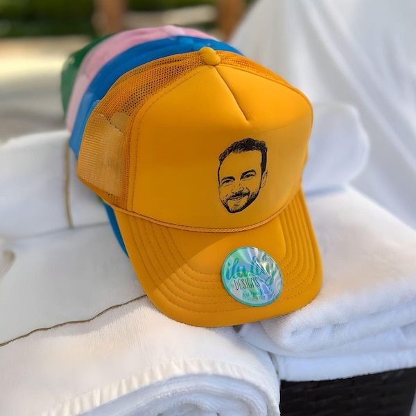 Bachelor Party Trucker Hat | Custom Caricature - Bachelor Party Hats, Groomsmen Hats for Bachelor Party, Groomsmen Gift Bachelor Party Hat