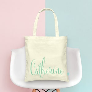 Personalized Custom Bridesmaid & Maid of Honor Tote- Wedding Welcome Tote Bag