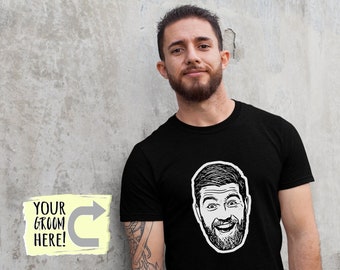 Custom Caricature Bachelor Party Shirt | Groomsmen Gift