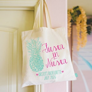 Siesta Key Fiesta in Siesta Key Bachelorette Tote - Wedding Welcome Tote Bag