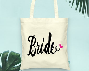 Funky Bride Tote Bag- Wedding Tote Bags