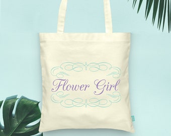 Flower Girl Tote- Wedding Tote Bags