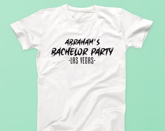 Bachelor Party Shirt | Custom Bachelor Party Shirt Funny | Personalized Groomsmen T-Shirt | Bachelor Party Ideas