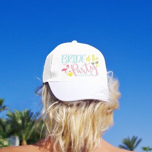 Bride of the Party Trucker Hat -Custom Bachelorette Party Hats, Bridesmaid Hats Bachelorette Party, Bride Trucker Hat, Bridal Party Hats