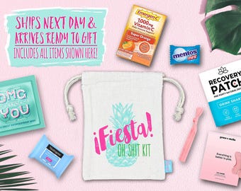 Kit para la resaca de despedida de soltera / Bolsa de supervivencia para fiesta con suministros