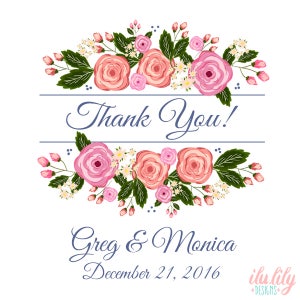 Wedding Floral Thank You Favor Bags Personalized Welcome Bag Assembled Favor Bag with Supplies Hangover Kit image 9