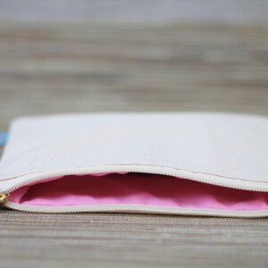 Personalized Bridesmaid Makeup Bag | Destination Beach Wedding | Bridal Party Gift | Bride & Maid of Honor Gift | Assembled Favor Bags image 8