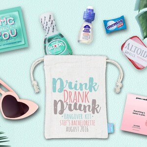 Oh Shit Kit Bachelorette Party Favor Bag | Assembled Hangover Kit ...