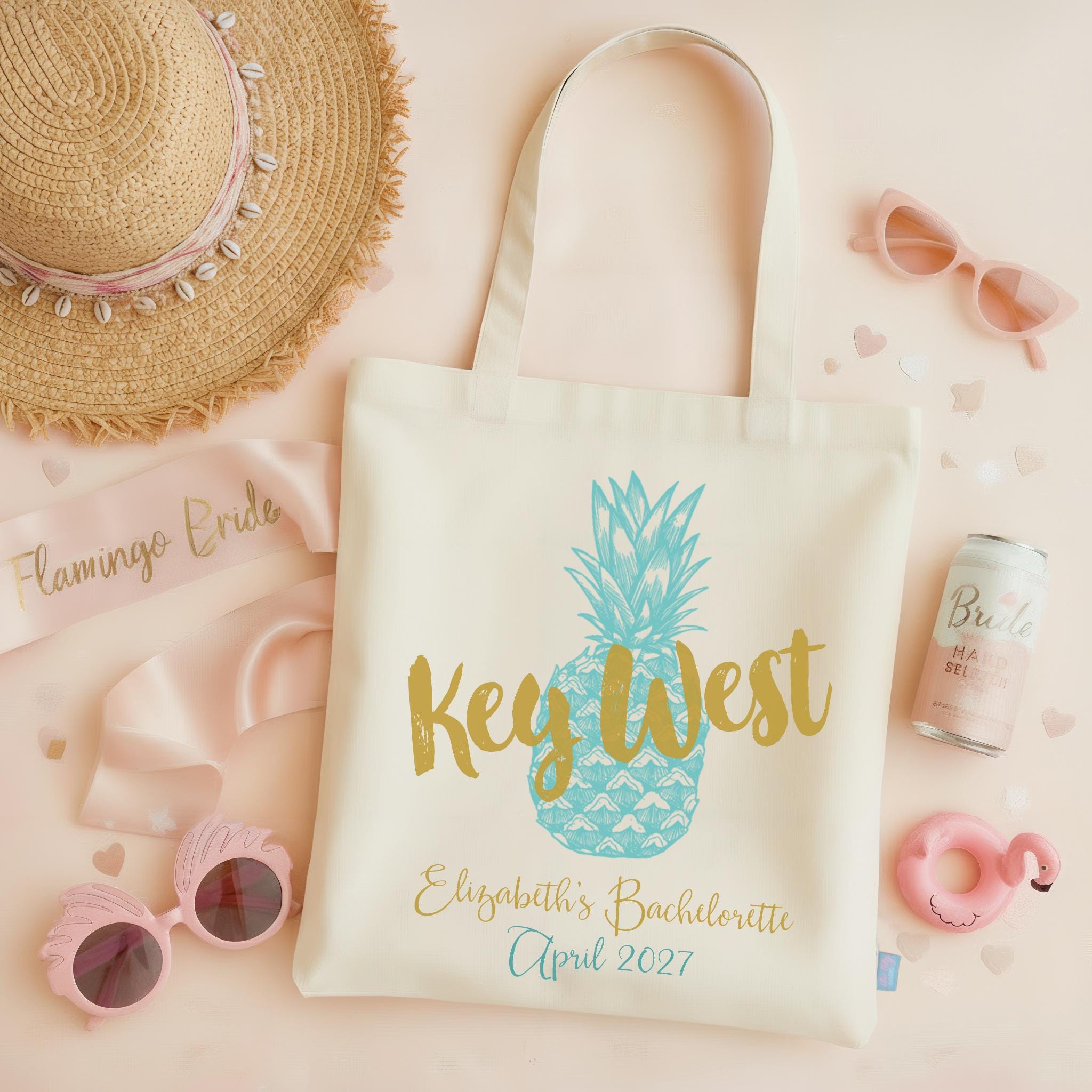 Personalized Bachelorette Tote Bag