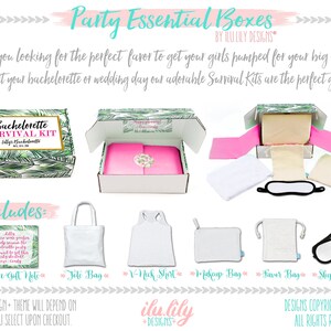 Bachelorette Party Hangover Kit | Bachelorette Survival Kit | Beach ...