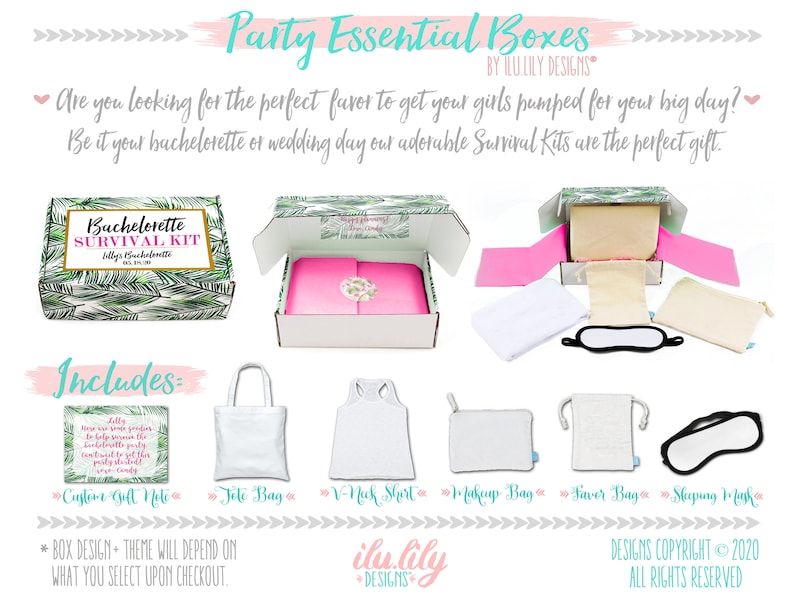 Bachelorette Party Hangover Kit Bachelorette Survival Kit - Etsy