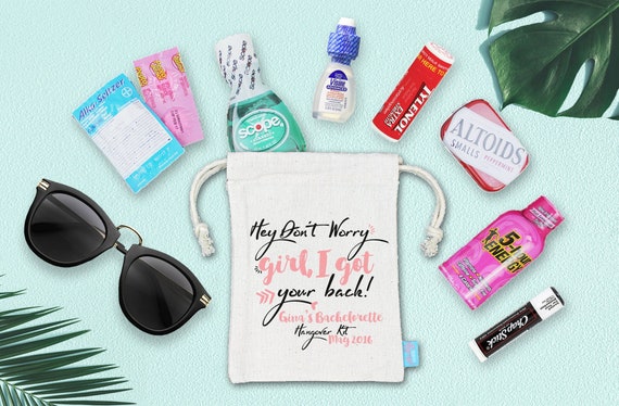 Dont Worry I Got Your Back Hangover Kit Bachelorette Hen Party