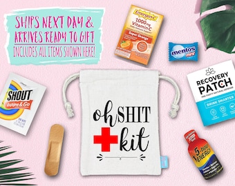 Kit para la resaca de la boda / Bolsa de obsequios para la fiesta nupcial con suministros