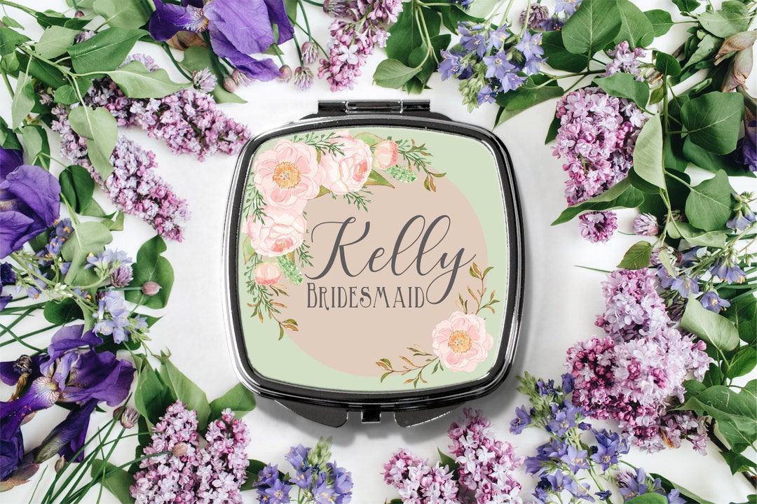 Wedding Welcome Tote Bag  Floral Couple Initials - ilulily designs
