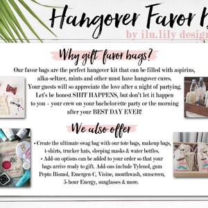 Last Splash Mermaid Bachelorette Favor Hangover Kit Bachelorette Party | Favor Bags | Bachelorette Goodie Bags | Bachelorette Ideas image 4