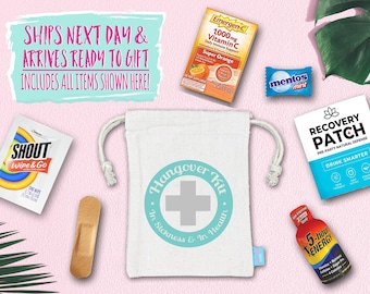 Kit para la resaca de boda / Bolsa de recuerdo para la recuperación de la fiesta nupcial
