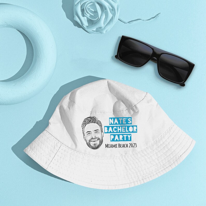 Bachelor Party Bucket Hat Bachelor Face Bachelor Party Etsy