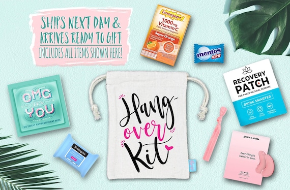 Bachelorette Hangover Kit | Recovery Party Favor Bags - Etsy