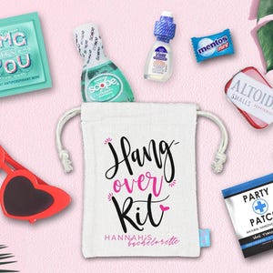 Hangover Kit Bachelorette Party Favor Bag | Hangover Kit | Assembled Favor Bags | Bachelorette Goodie Bags | Bachelorette Ideas