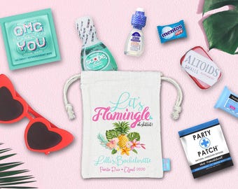 Lets Flamingle Sac cadeau Bachelorette | Kit gueule de bois