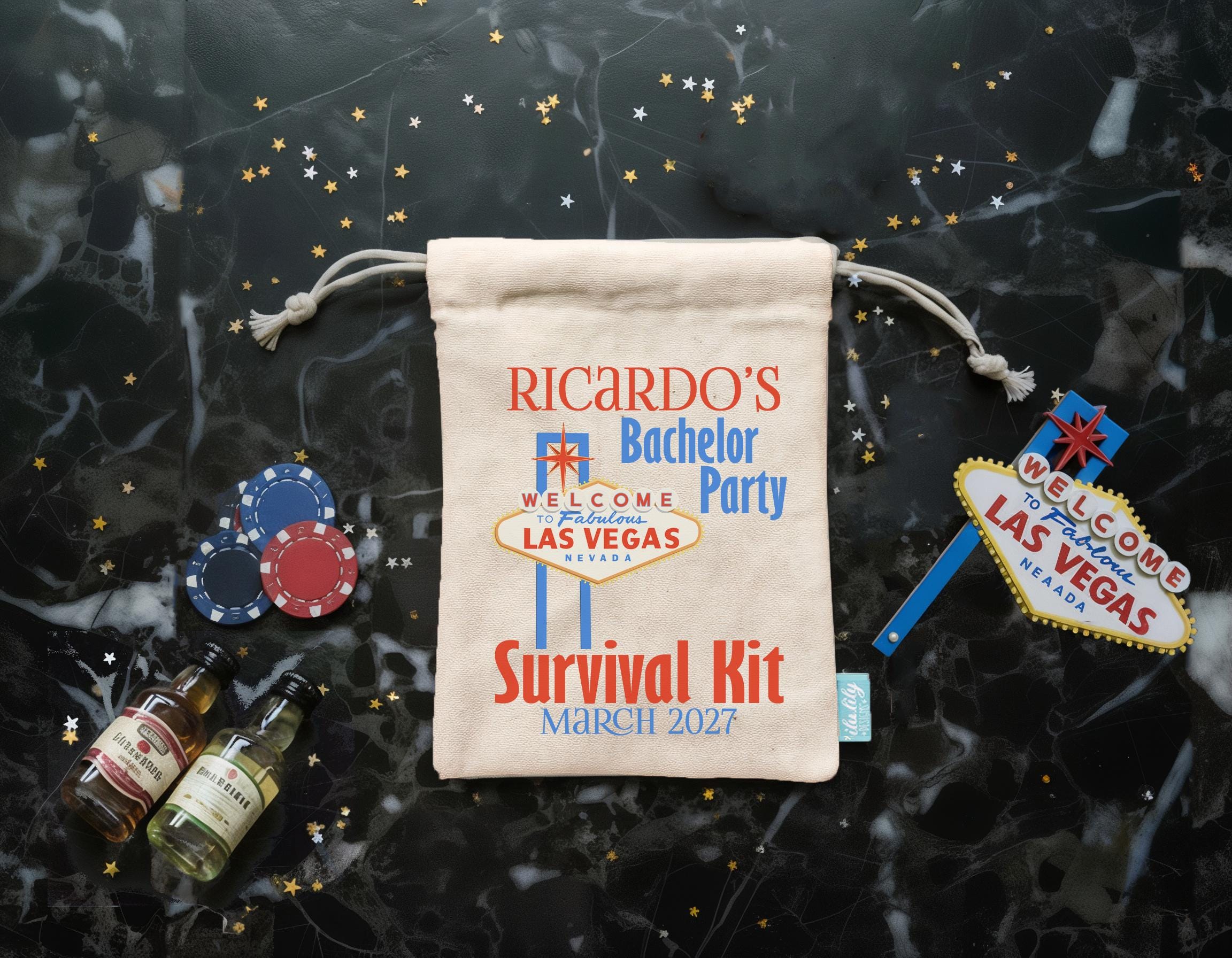 Las Vegas Bachelor Party Hangover Kit | Bachelor Party Favor