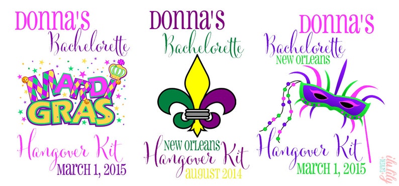 mardi gras new orleans bachelorette shirts