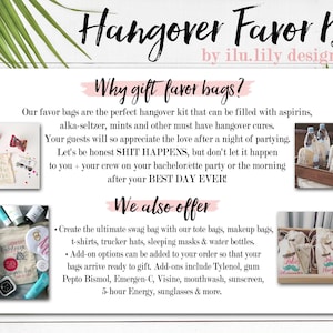 Bachelor Party Custom Caricature Hangover Oh Shit Kit | Custom Photo | Bachelor Party Favor Bag | Assembled | Bachelor Party Ideas image 4