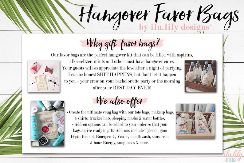 Bachelor Party Custom Caricature Hangover Oh Shit Kit | Custom Photo | Bachelor Party Favor Bag | Assembled | Bachelor Party Ideas image 4