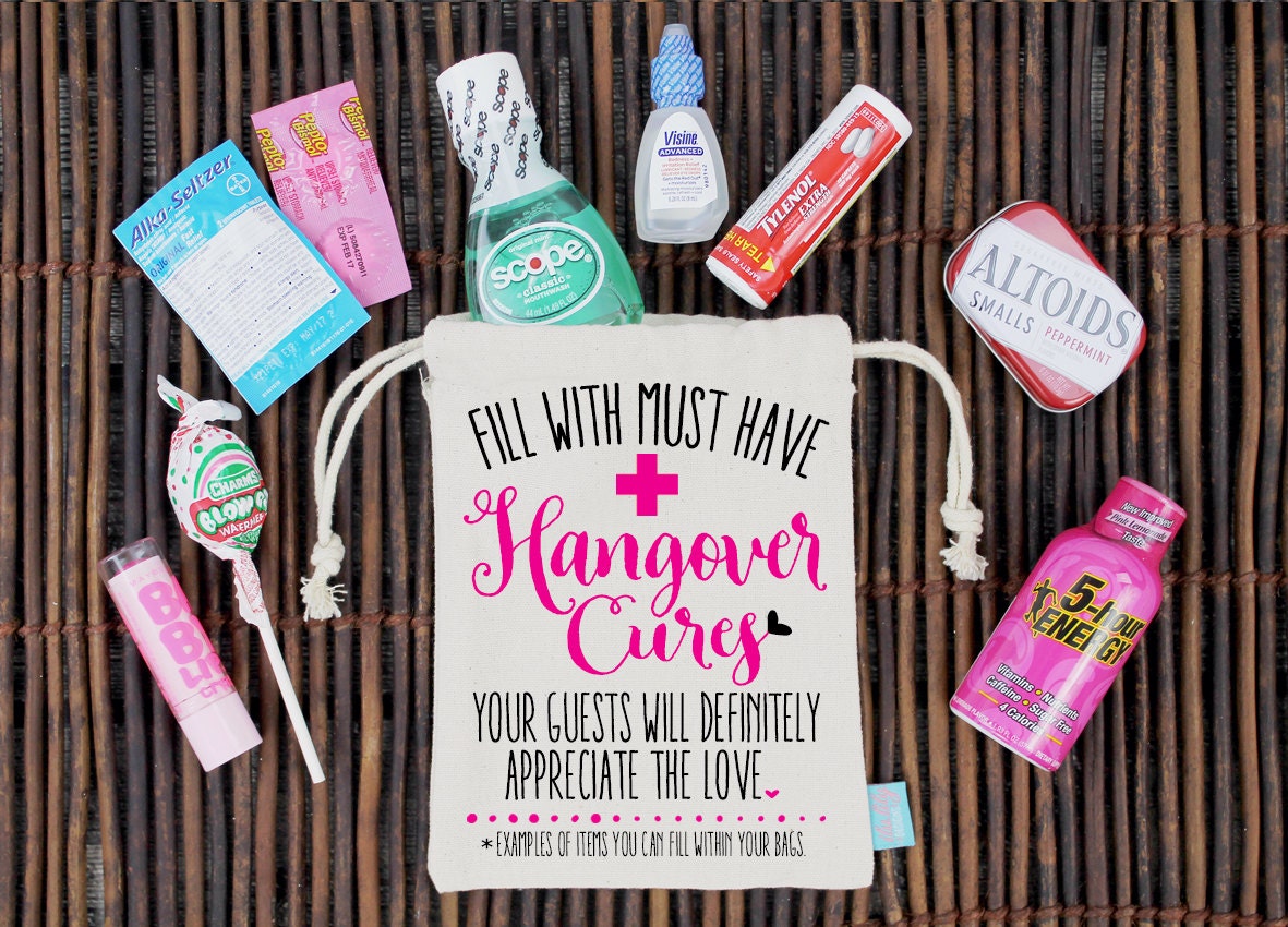 Las Vegas Hangover Kit Bachelorette Party Welcome Bag Heavy Etsy