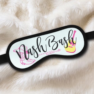 Nash Bash - Personalized Sleep Masks - Bachelorette Party Favors - Bridesmaid Sleep Mask – Nashville Bachelorette Bridesmaid Gift Ideas