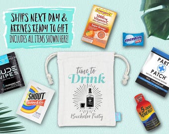 Bachelor Party Hangover Kit | Recovery Goodie Bag